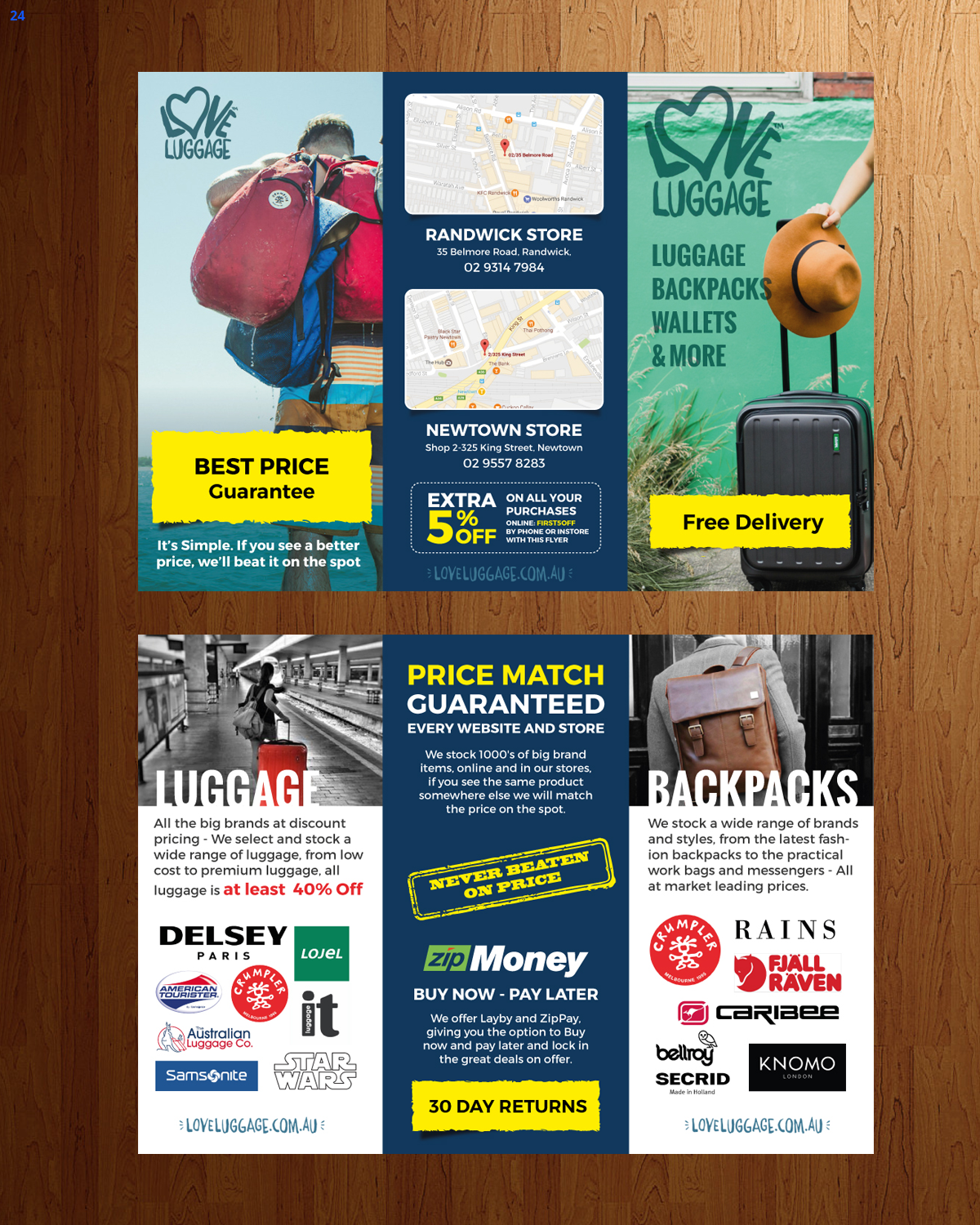 Flyer Design by uniquedesign10 for Love Luggage Pty Ltd | Design #14233571