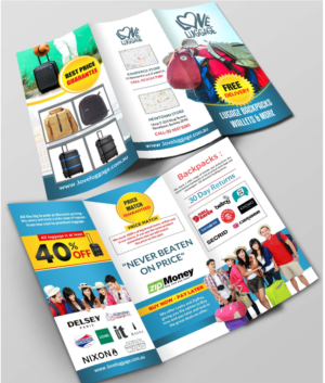 Diseño de Flyer por debdesign para Love Luggage Pty Ltd | Diseño: #14168637