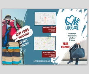 Design de Flyer par elveneclipse pour Love Luggage Pty Ltd | Design : #14193019