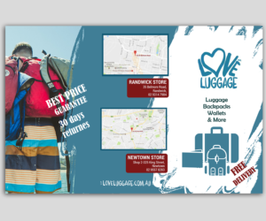 Design de Flyer par elveneclipse pour Love Luggage Pty Ltd | Design : #14193020