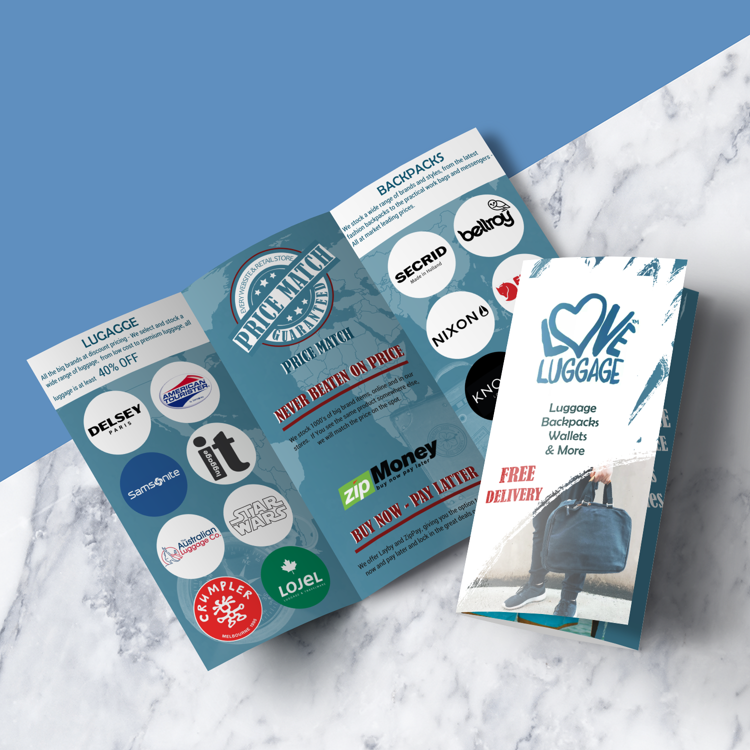 Flyer Design by elveneclipse for Love Luggage Pty Ltd | Design #14193021