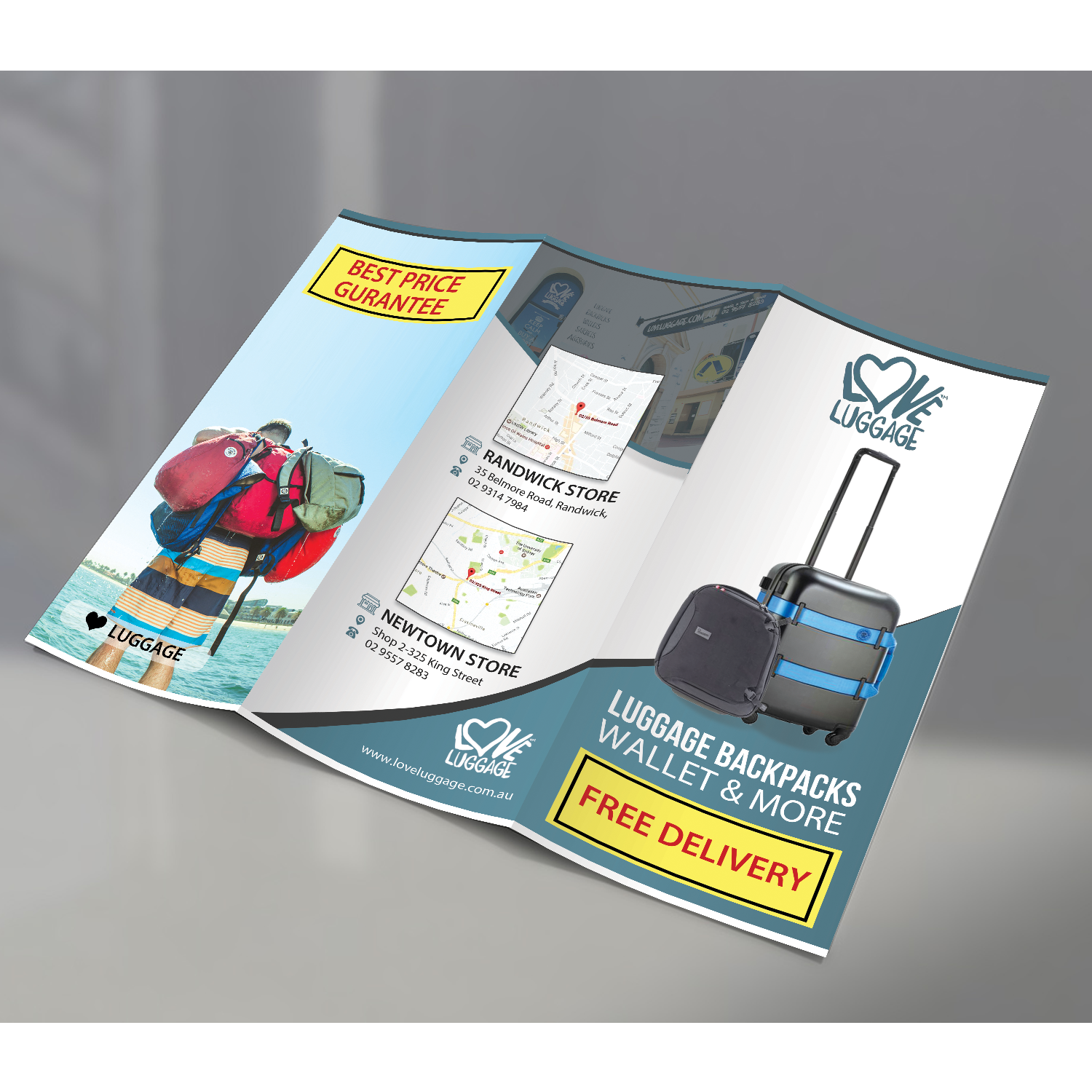 Flyer Design by creative.bugs for Love Luggage Pty Ltd | Design #14158384