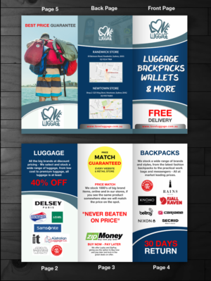 Diseño de Flyer por innovative earth para Love Luggage Pty Ltd | Diseño: #14155692