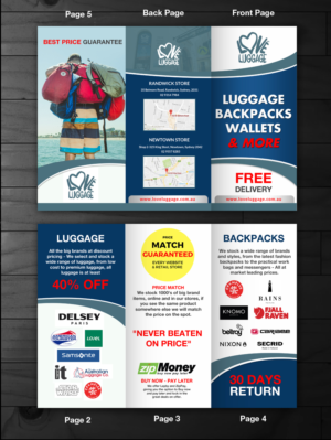 Diseño de Flyer por innovative earth para Love Luggage Pty Ltd | Diseño: #14168584