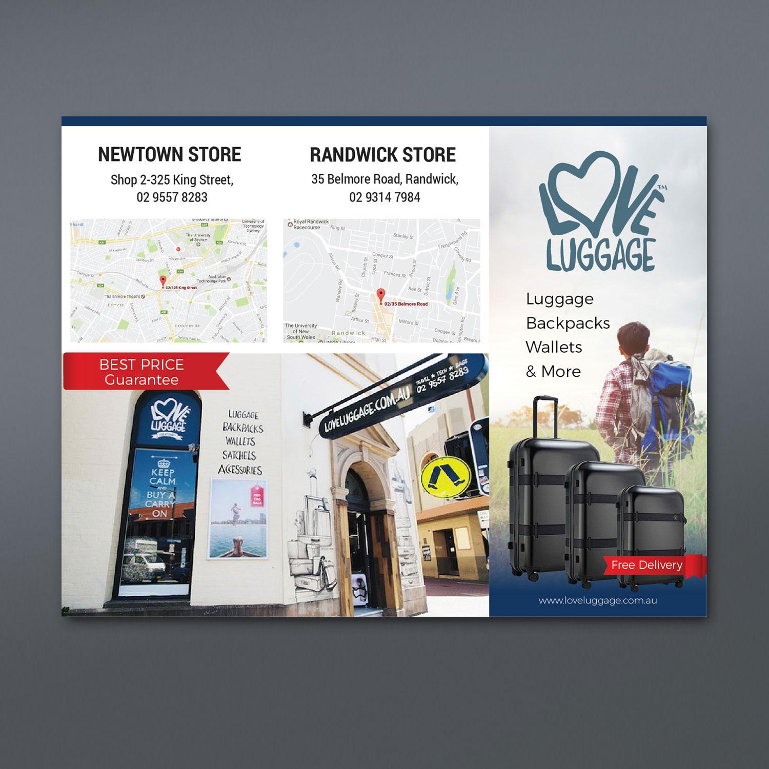 Flyer Design by falcon.wings for Love Luggage Pty Ltd | Design #14179163