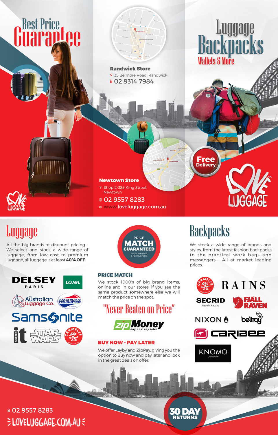 Flyer Design by Marketing Wings for Love Luggage Pty Ltd | Design #14201034