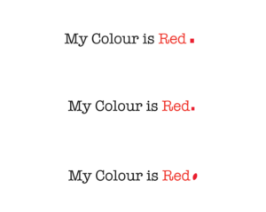 Logo Design by Hiccups Design for My Colour Is Red | Design: #14226037