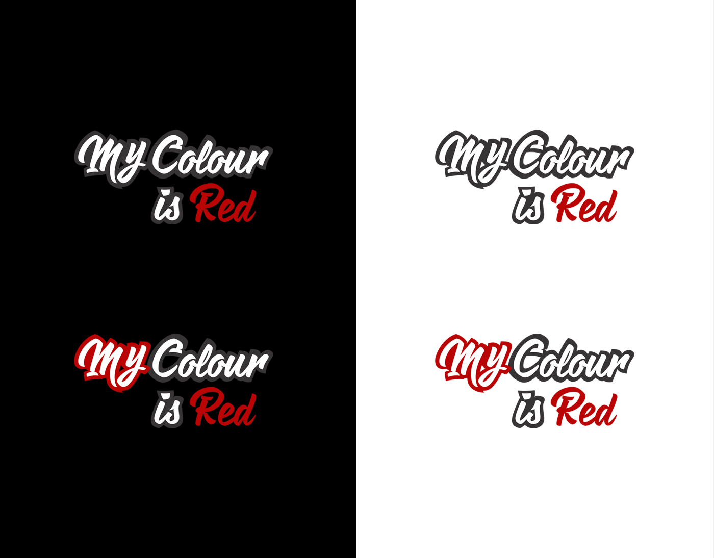 Logo Design by MrElshan for My Colour Is Red | Design #14158891
