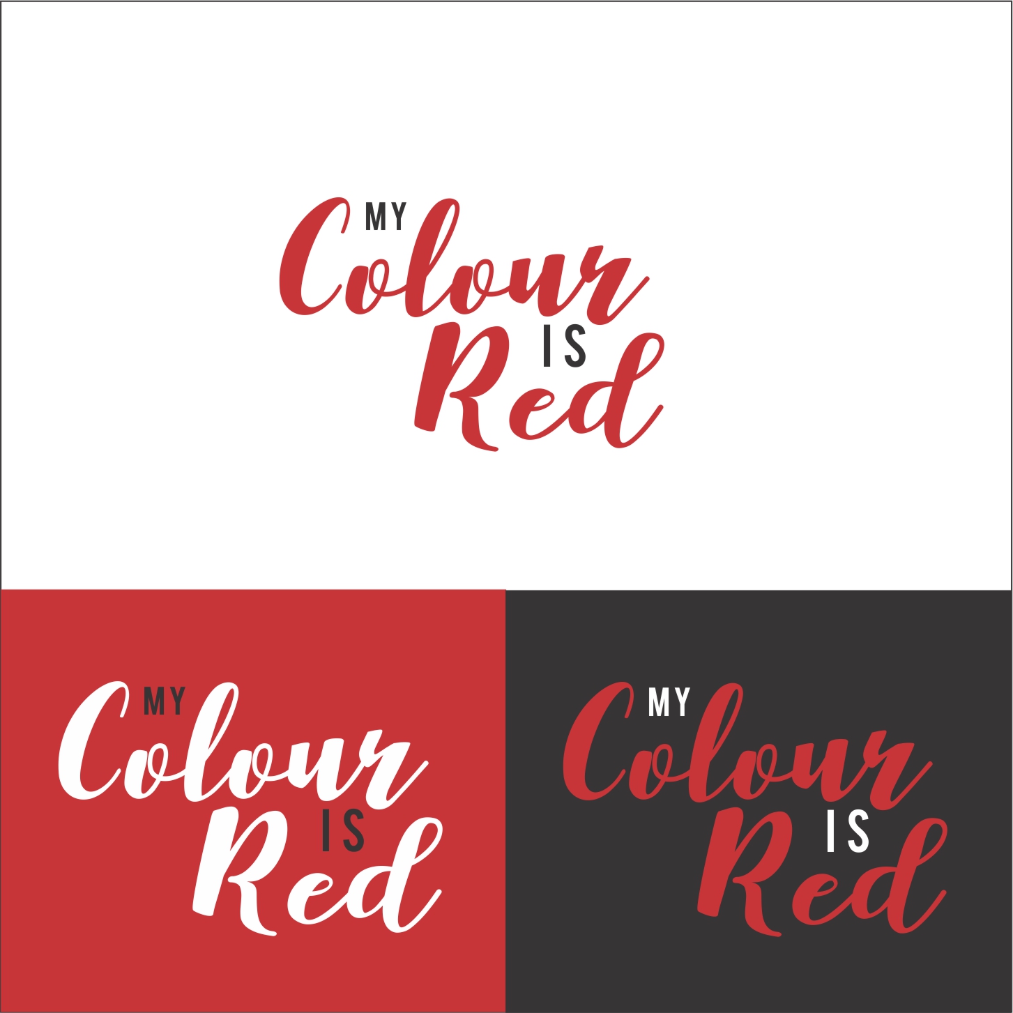 Diseño de Logo por fumbh.designs para My Colour Is Red | Diseño #14160623