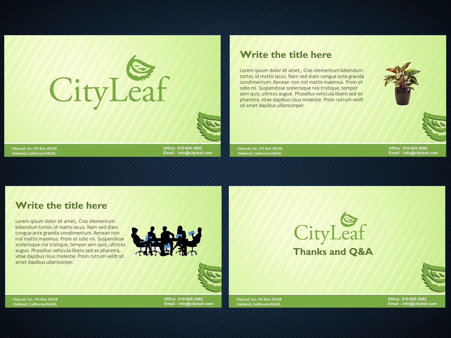 PowerPoint Design by Ali Sayed for Millennial Venturing | Design #14151370