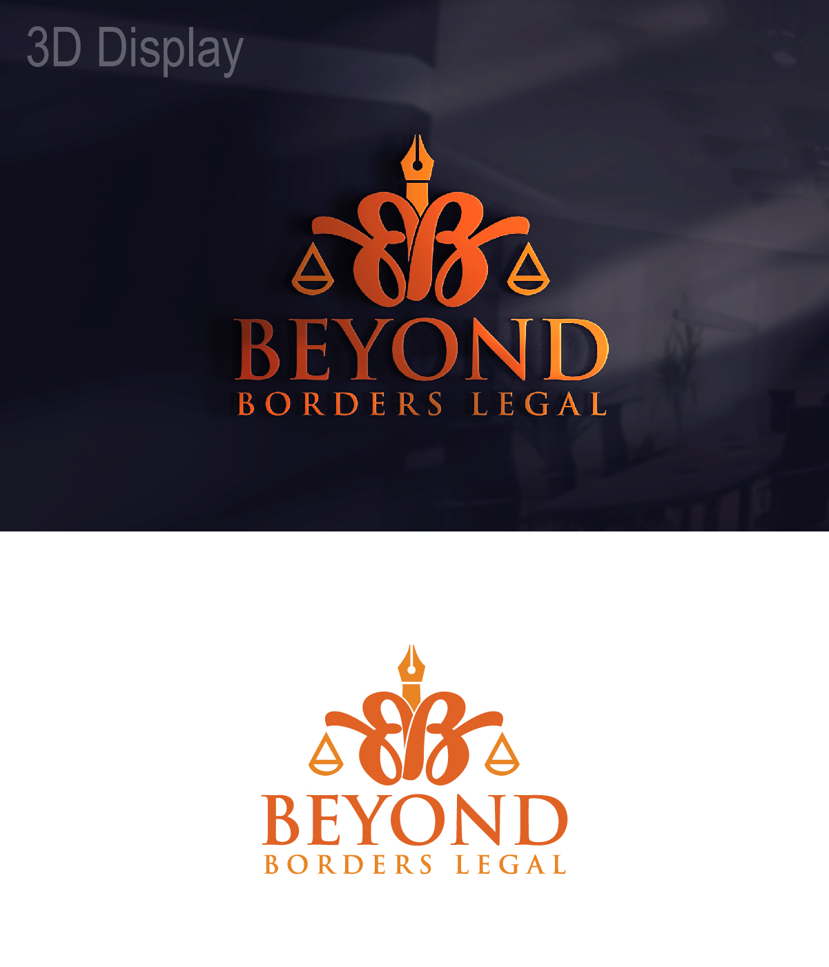 Logo Design by 3Guys for Beyond Borders Legal Services Pty Ltd | Design #14163849