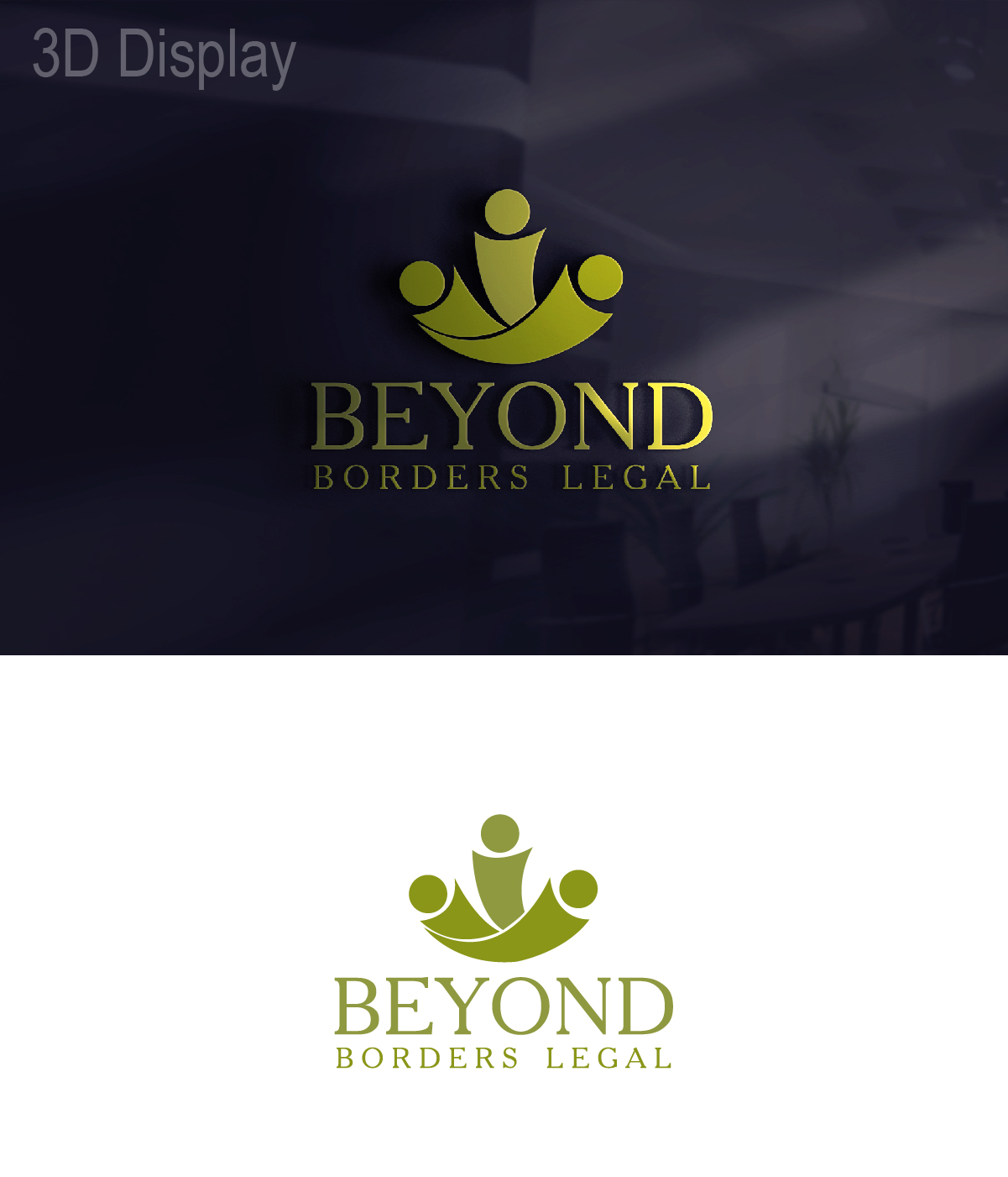 Logo Design by 3Guys for Beyond Borders Legal Services Pty Ltd | Design #14163852