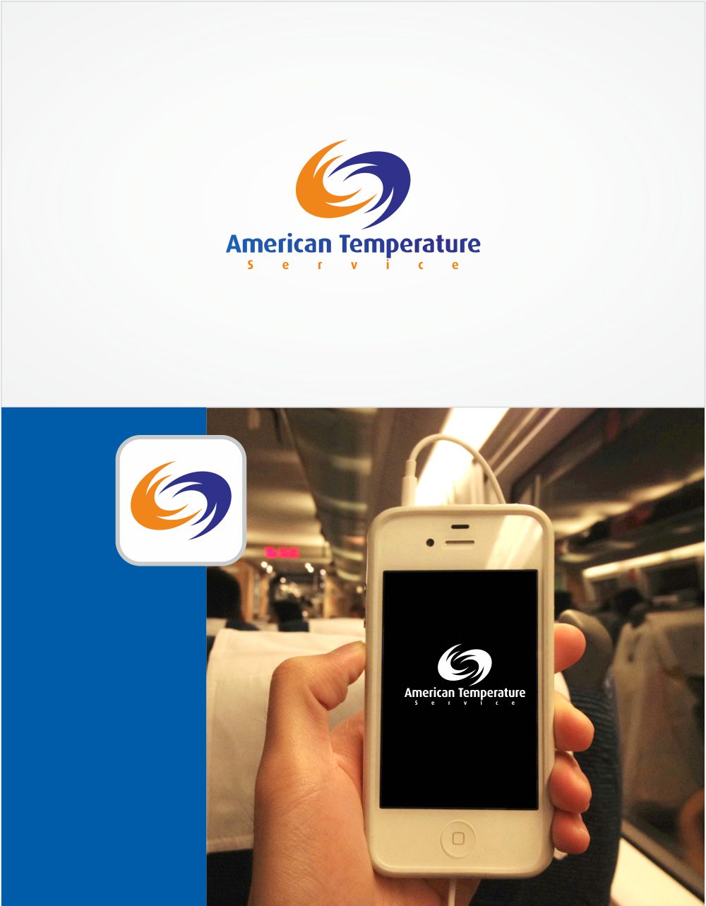 Logo Design by Paulsein for American Temperature Service | Design #14192512