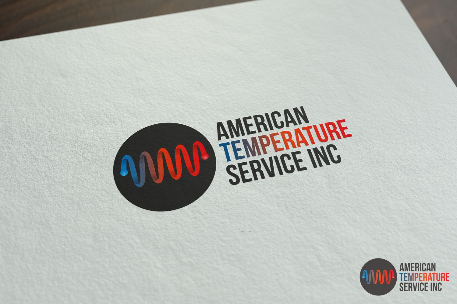 Logo-Design von aquabomb26 für American Temperature Service | Design #14165152