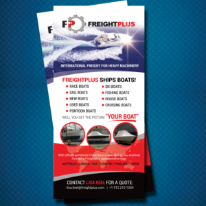 Flyer Design by uk for Freightplus (USA) Inc. | Design: #14165607