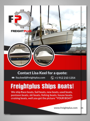Flyer Design by debdesign for Freightplus (USA) Inc. | Design: #14185143