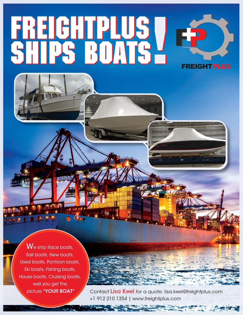Flyer Design by Vinoth J for Freightplus (USA) Inc. | Design #14178830