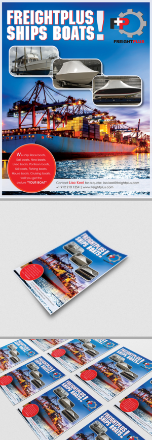 Flyer Design by Vinoth J for Freightplus (USA) Inc. | Design: #14178831