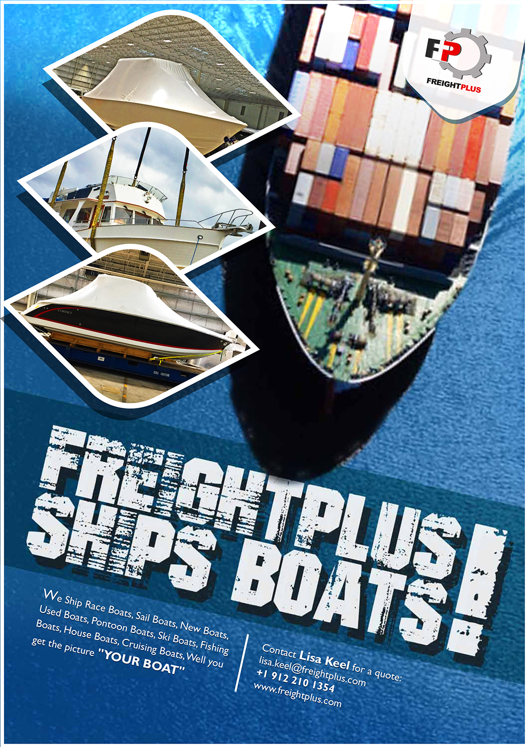 Flyer Design by Vinoth J for Freightplus (USA) Inc. | Design #14191184