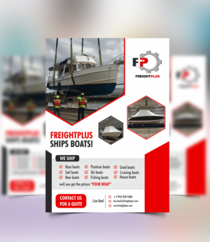 Flyer Design by ecorokerz for Freightplus (USA) Inc. | Design: #14170331
