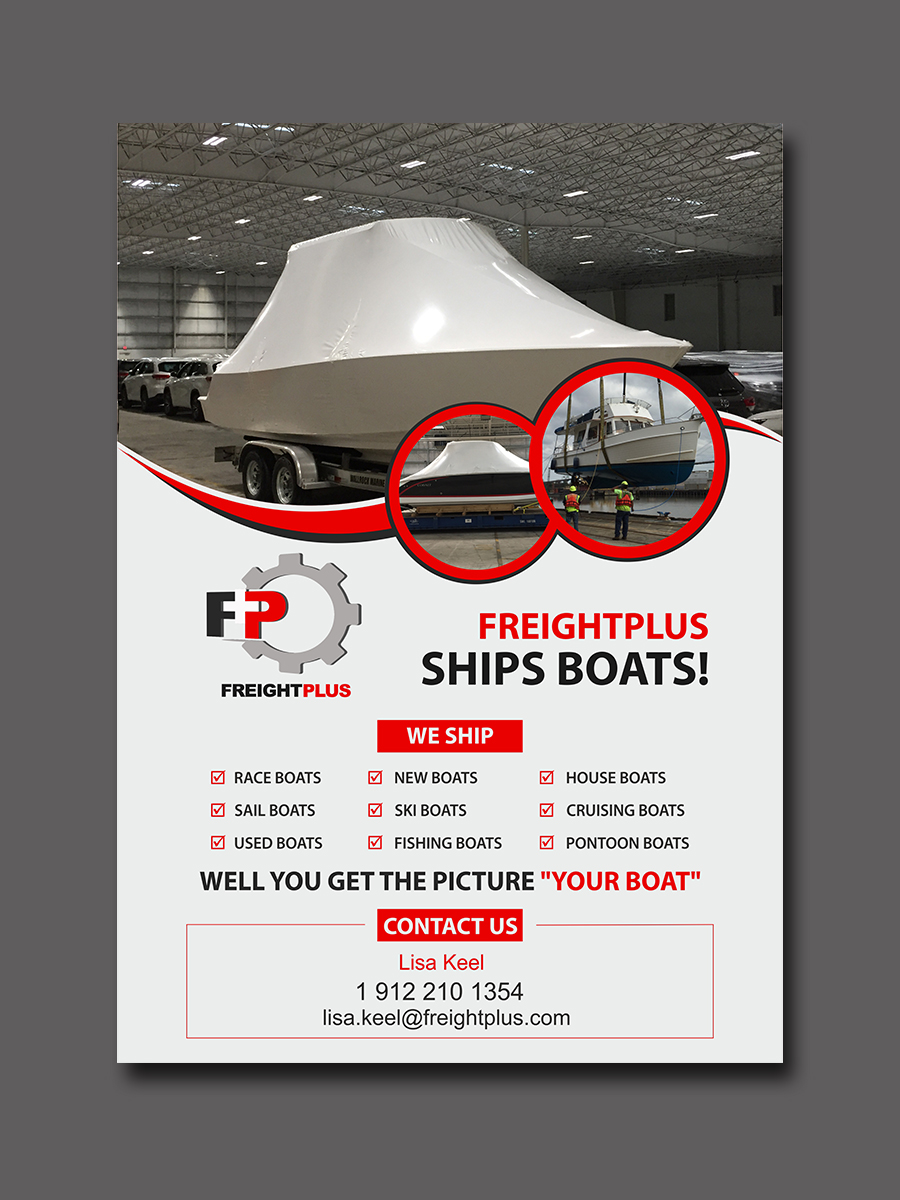 Flyer-Design von ecorokerz für Freightplus (USA) Inc. | Design #14173868