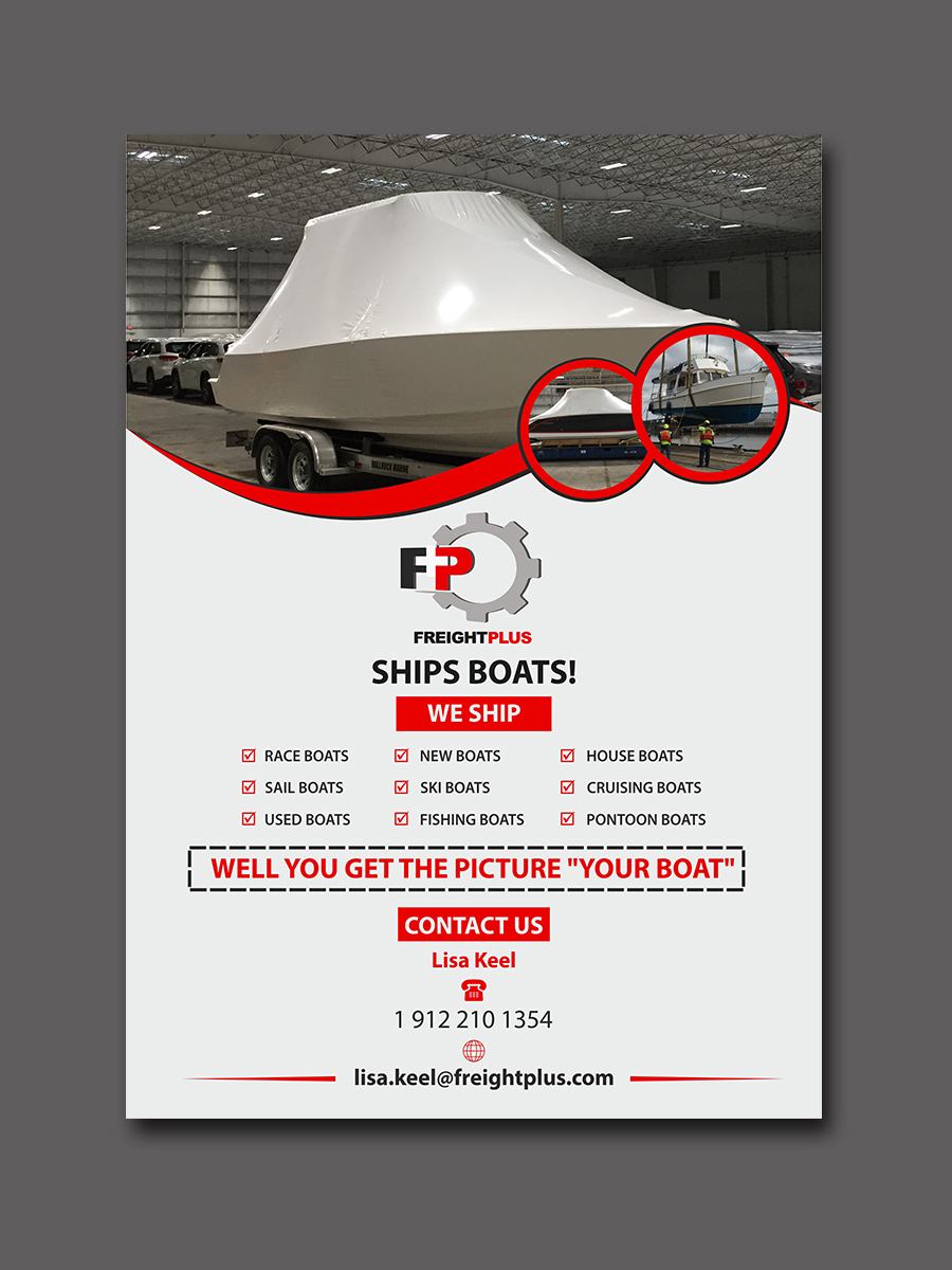 Design de Flyer par ecorokerz pour Freightplus (USA) Inc. | Design #14173869