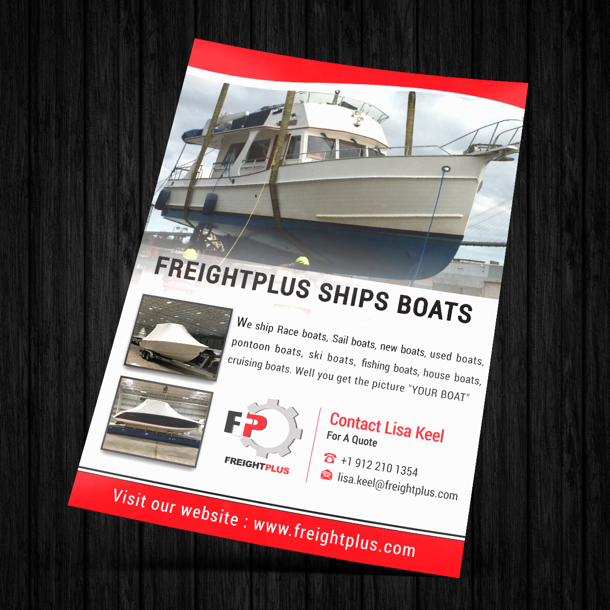 Flyer Design by e-graphics for Freightplus (USA) Inc. | Design #14173618