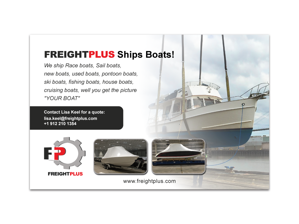 Flyer Design by LJE for Freightplus (USA) Inc. | Design #14170078