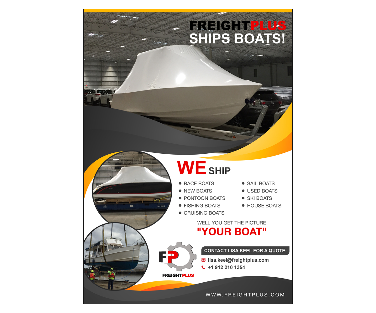 Flyer Design by asif_hameed11 for Freightplus (USA) Inc. | Design #14179899