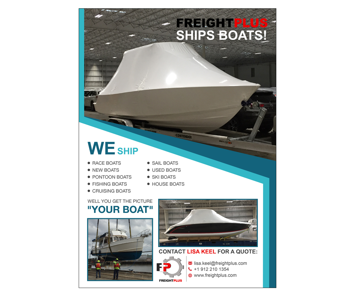 Flyer Design by asif_hameed11 for Freightplus (USA) Inc. | Design #14179900