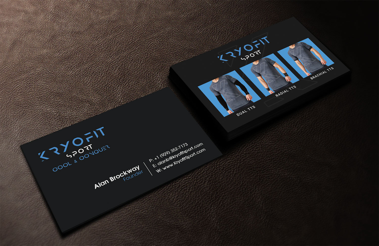 Visitenkarten-Design von Sandaruwan für Kryofit Sport | Design #14178395