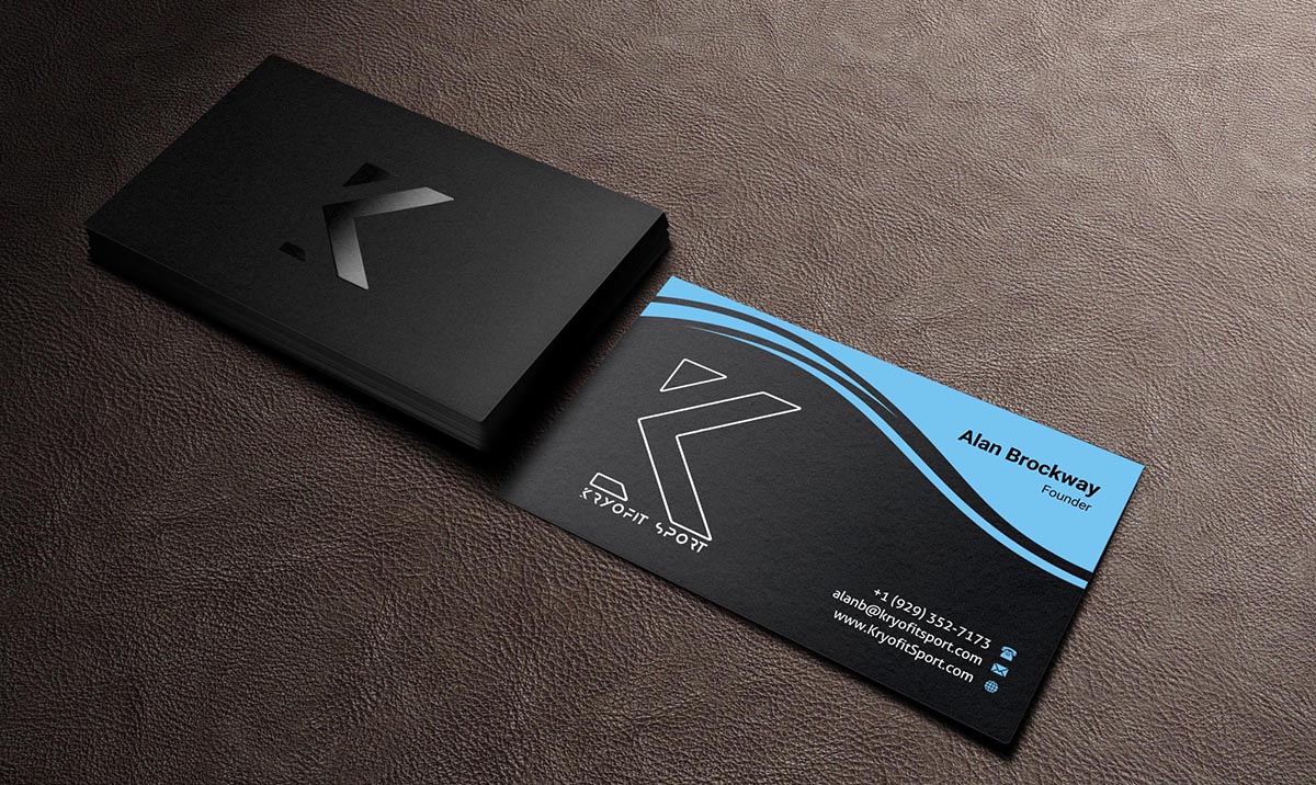 Business Card Design by INDIAN_Ashok for Kryofit Sport | Design #14183640
