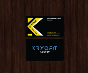 Business Card Design by JK18 for Kryofit Sport | Design: #14184877