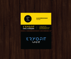 Business Card Design by JK18 for Kryofit Sport | Design: #14184878