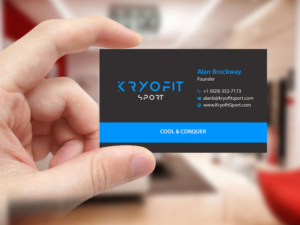 Business Card Design by Creations Box 2015 for Kryofit Sport | Design: #14178556