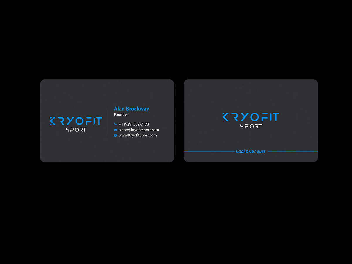Business Card Design by Creations Box 2015 for Kryofit Sport | Design #14178557
