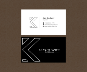 Business Card Design by chandrayaan.creative for Kryofit Sport | Design: #14174481