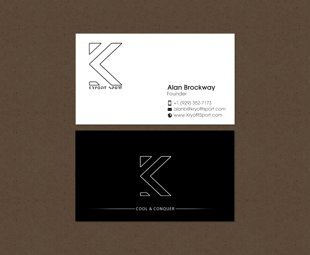 Business Card Design by chandrayaan.creative for Kryofit Sport | Design #14174482