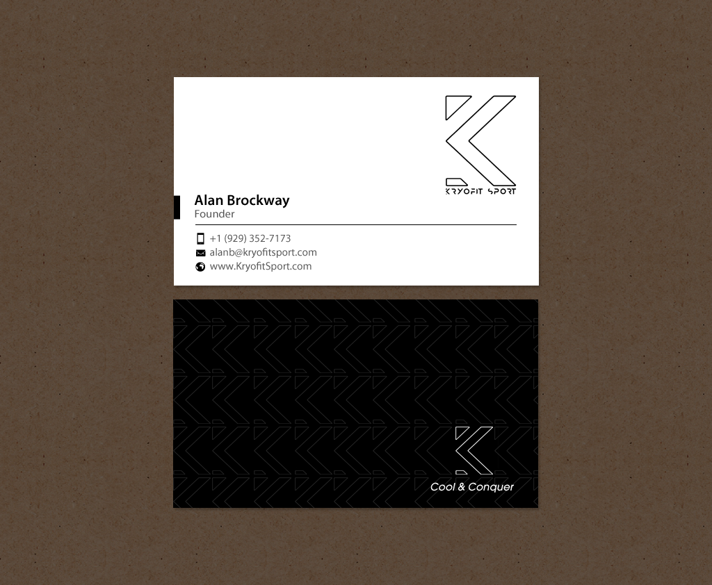 Business Card Design by chandrayaan.creative for Kryofit Sport | Design #14174483
