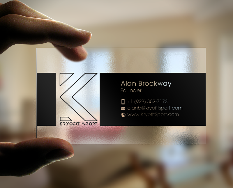 Business Card Design by chandrayaan.creative for Kryofit Sport | Design #14174484