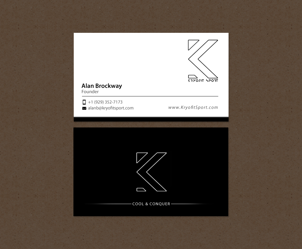 Business Card Design by chandrayaan.creative for Kryofit Sport | Design #14174485