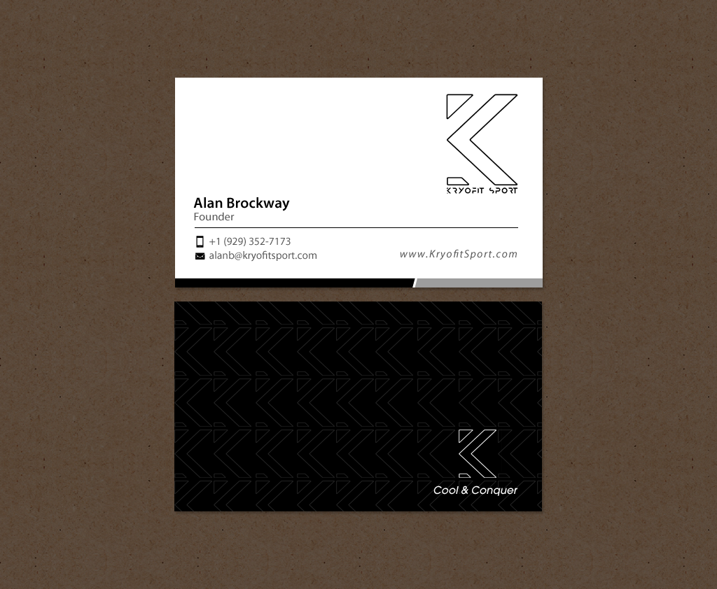 Business Card Design by chandrayaan.creative for Kryofit Sport | Design #14174497