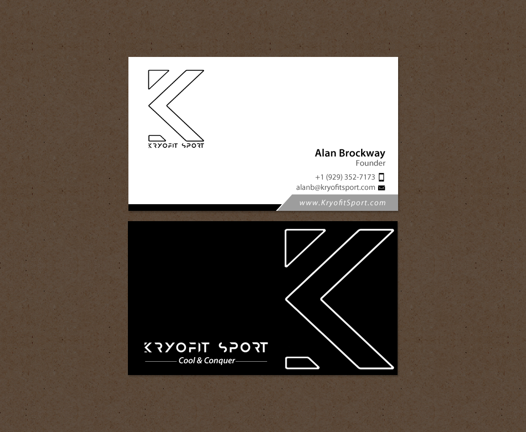 Business Card Design by chandrayaan.creative for Kryofit Sport | Design #14174499