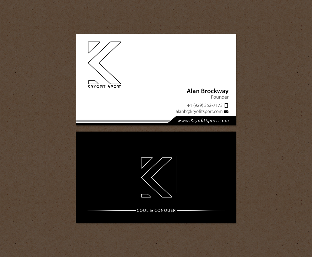 Business Card Design by chandrayaan.creative for Kryofit Sport | Design #14174501