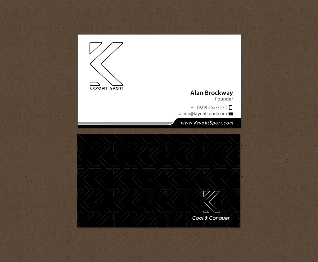 Business Card Design by chandrayaan.creative for Kryofit Sport | Design #14174506