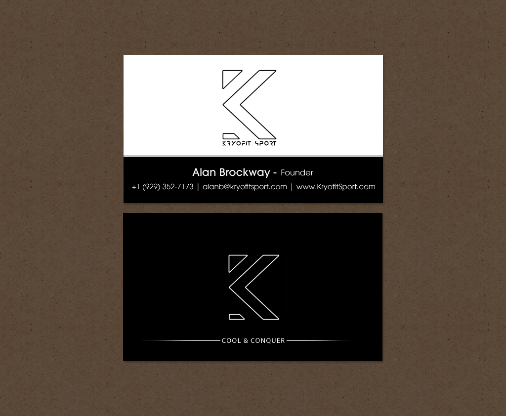 Business Card Design by chandrayaan.creative for Kryofit Sport | Design #14174536