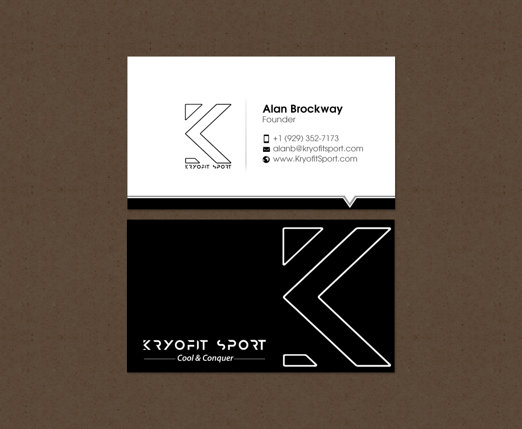 Business Card Design by chandrayaan.creative for Kryofit Sport | Design #14174551