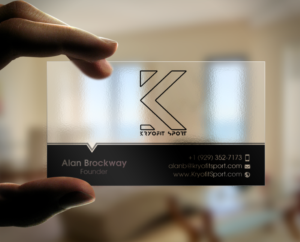 Business Card Design by chandrayaan.creative for Kryofit Sport | Design: #14174553
