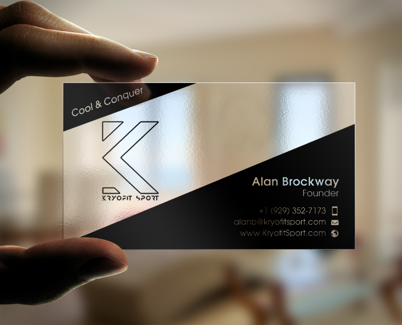 Business Card Design by chandrayaan.creative for Kryofit Sport | Design #14175933