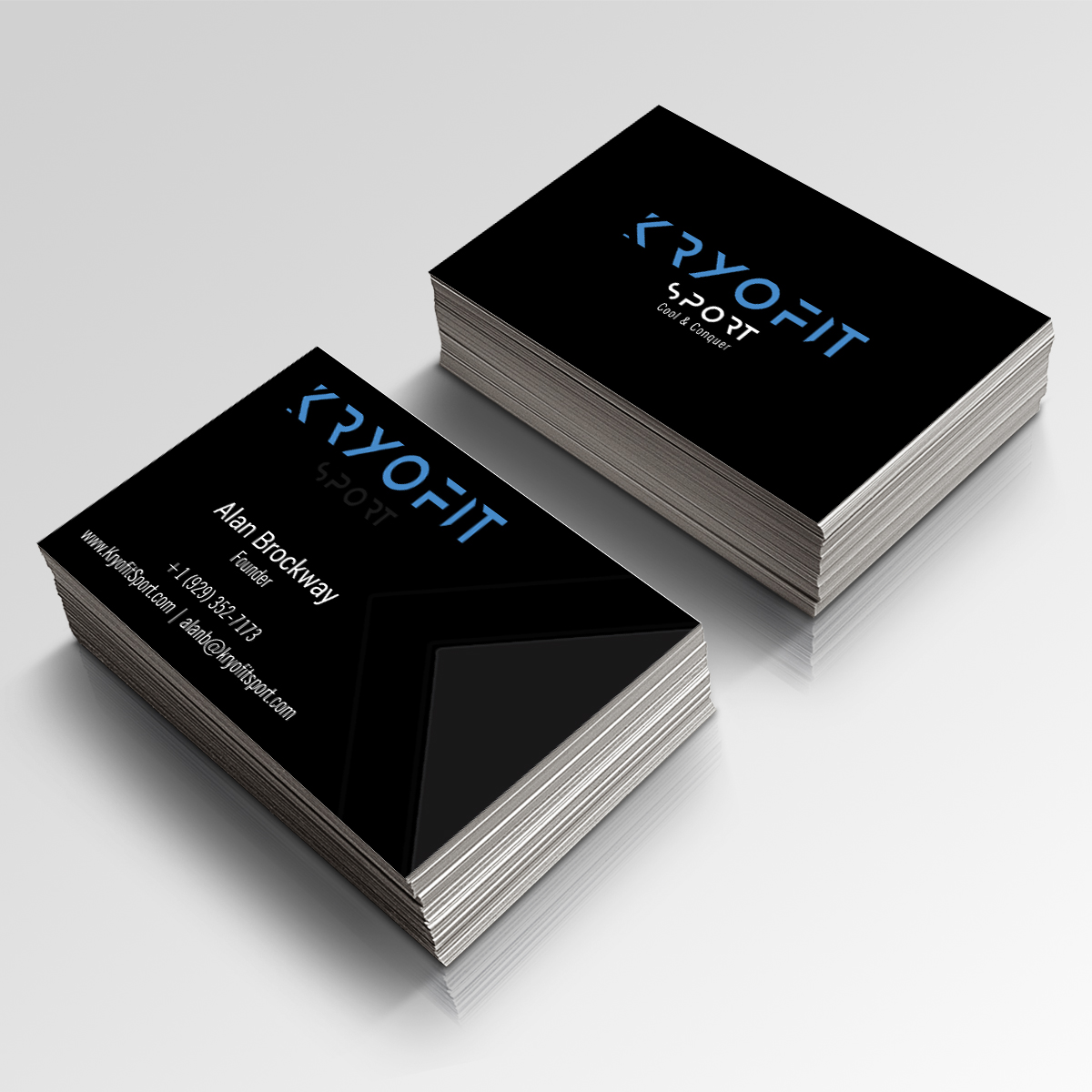 Business Card Design by e-graphics for Kryofit Sport | Design #14170572